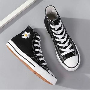 Daisy Black Canvas Sneakers (NWT)